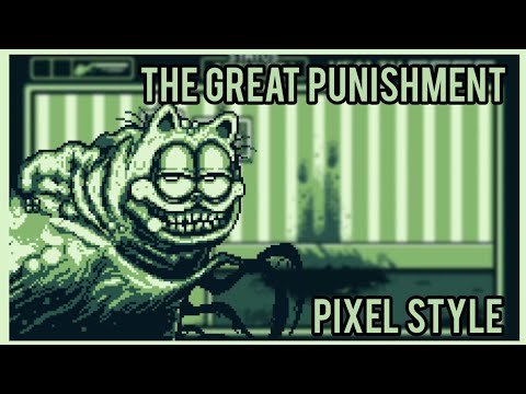 FNF The Great Punishment gameboy style Gorefield v2 Gameboy'd