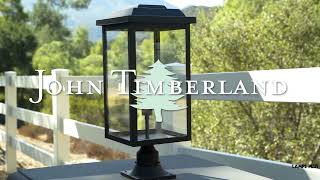 Watch A Video About the Eastcrest Textured Black Finish Steel Outdoor Post Light