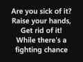 Skillet - Sick Of It (lyrics)