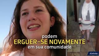 Ela escapou da guerra e agora envia próteses para crianças mutiladas