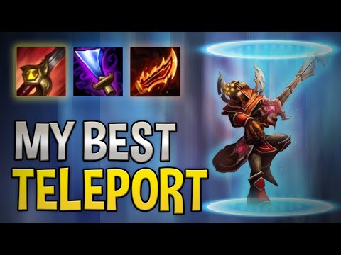 THIS WAS MY BEST TELEPORT PLAY ON MASTER YI - COWSEP