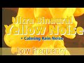 Ultra Binaural Yellow Noise with Rain Noise to Achieve Deep Relaxation and Sleep | Low Frequency
