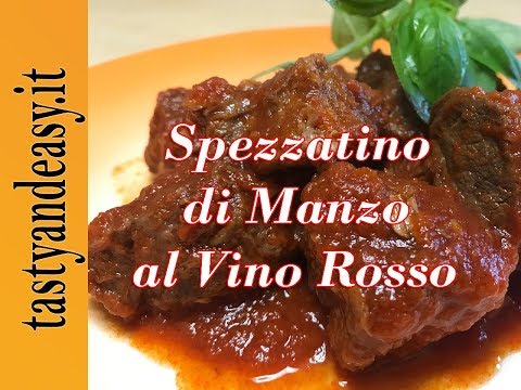 Spezzatino di Manzo al Vino Rosso - Ricetta Veloce