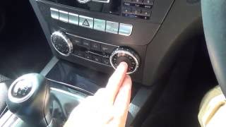 PART 1 Mercedes Benz C class W204 Handy Features - TUNNEL MODE