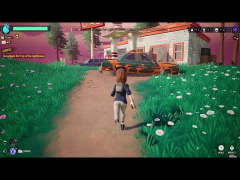 Drake Hollow Beta - Walkthrough 2 - Build Aether Ward & Investigate the Top of the Lighthouse