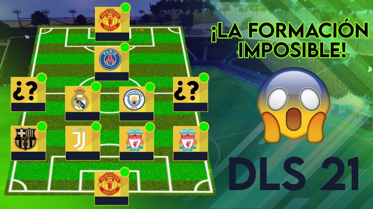 LA MEJOR PLANTILLA DEL DLS 21 PARA JUGAR ONLINE CON LA FORMACIÓN 4-4-1-1 (UNA FORMACIÓN MUY CONFUSA)