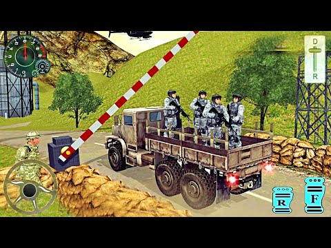 US Offroad Military Transporter Truck Driving Game - Real Army Transport Driver - Android GamePlay