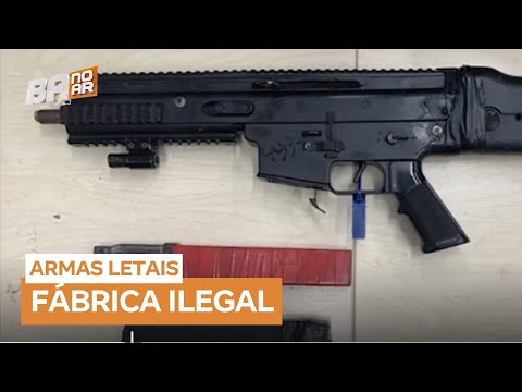 Fábrica clandestina de armas é descoberta e duas pessoas são presas na Bahia