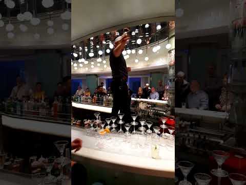 Thumbnail for Celebrity Eclipse Bartenders Show Their Skills