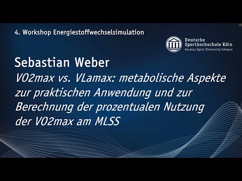 Sebastian Weber - VO2max vs. vLamax: Berechnung der prozentualen Nutzung der VO2max am MLSS