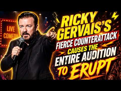 Ricky Gervais's Fierce Counterattack Causes the Entire Audition to Erupt 😳🔥
