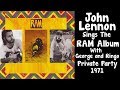 John Lennon Sings Paul McCartney's  RAM  ALBUM