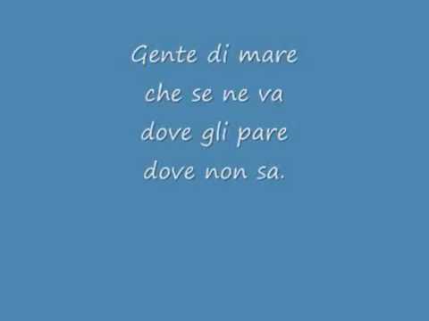 Umberto Tozzi - Gente Di Mare (with lyrics)