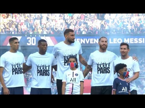 Ekstase in Paris: PSG präsentiert Messi & Co. im Stadion | SID
