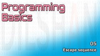 Programming Basics | Ep 05 | Escape sequence | Programming in Sinhala