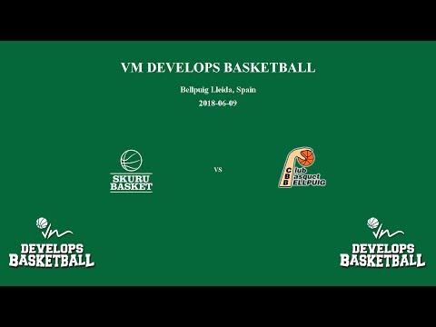 Skuru Basket (P02) mot Club Bàsquet Bellpuig 2018-06-09