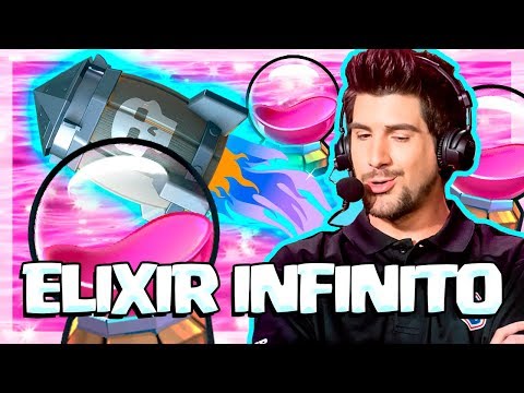 TROLLEI MUITO NO DESAFIO DO ELIXIR INFINITO DO CLASH ROYALE!