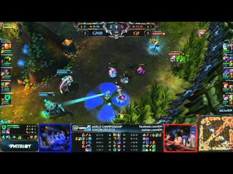 Gambit Gaming vs. CJ Entus Frost Semifinal game 3 IEM World Championship 2013 FULL GAME