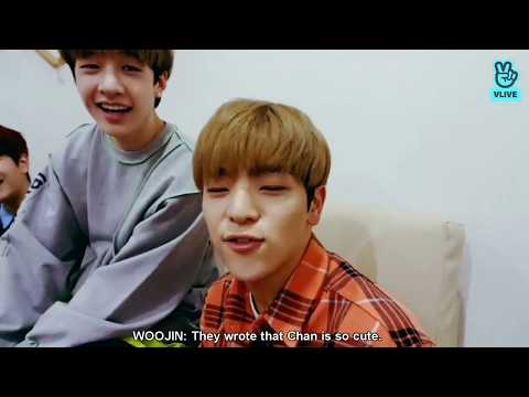 [Eng Sub] Stray Kids' Woojin and Bang Chan speak english together