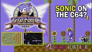 A Brilliant New Port! Sonic the Hedgehog on Commodore 64 | Kim Justice