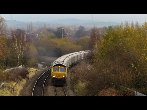 GBRf Class 66 No. 66751 on 6E09 Liverpool Biomass Tml - Drax Aes @ Moss Lane on 26.11.20 - HD