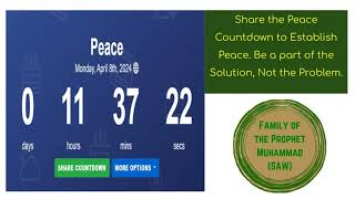 #Peace #CountDown #LiveTodayChallengeYourself #Zero
