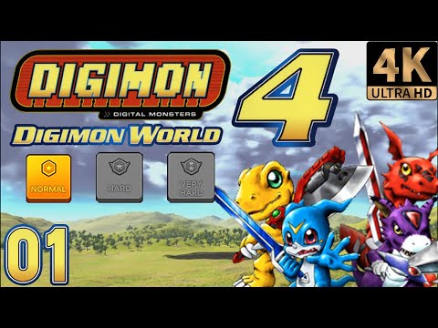 Digimon World 4 HD (4 Players) Part 1: Blossomon Vs 4 Good Boys