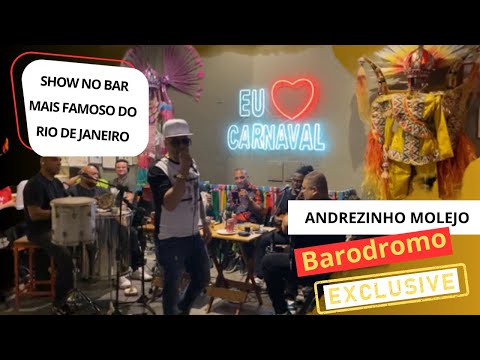 EXCLUSIVO SHOW💥ANDREZINHO MOLEJO DA MOCIDADE CANTANDO SUCESSOS NO PAGODE • Ao vivo • Carnaval 🇧🇷