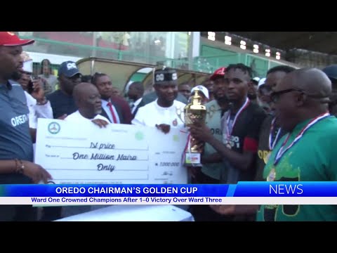 Ward One Crowned Champions After 1–0 Victory Over Ward Three In Oredo Chairman’s Football Tournament