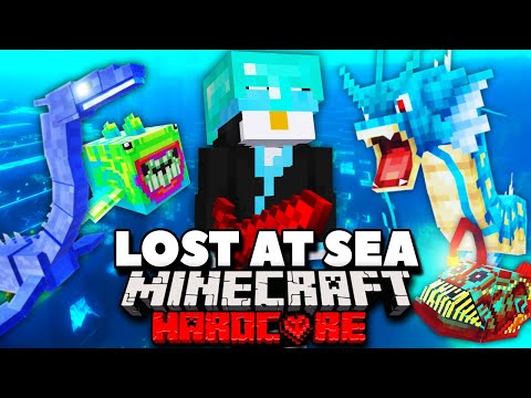 I Survived 50 Hours LOST AT SEA in Minecraft Hardcore! #3