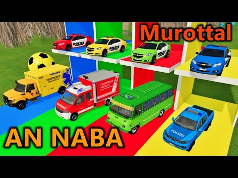 MUROTTAL ANAK HAFALAN SURAT AN NABA 5X - ANIMASI KARTUN MOBIL, TRUK MIXER, EXCAVATOR, AMBULANCE FS22