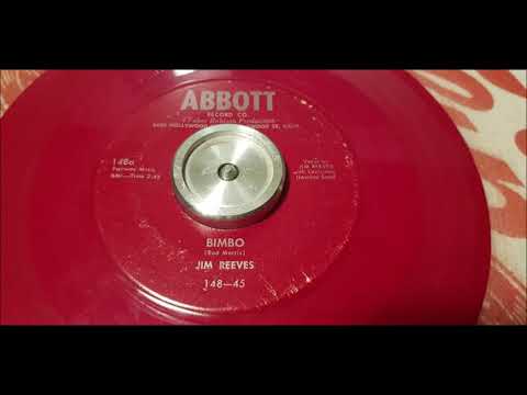 Jim Reeves - Bimbo - 1953 Country - ABBOTT 148 (Red Vinyl)