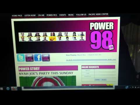 Tribal Theory & Beach Boy on Power98 GUAM Station