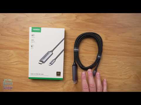 Кабель Ugreen CM565 USB-C на HDMI 2.1 8K 60 Гц 4K 240 Гц HDR10+ 1.5 м серый - фото 5 - id-p2340586927