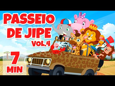 Passeio de Jipe com a Giramille Vol. 4 - Giramille 7 min | Desenho Animado Musical