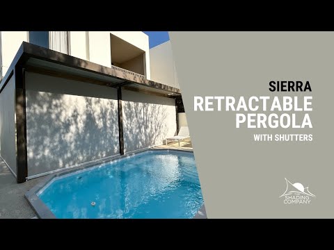 Remote-Controlled Sierra Retractable Pergola by the Pool | Town Square, Dubai