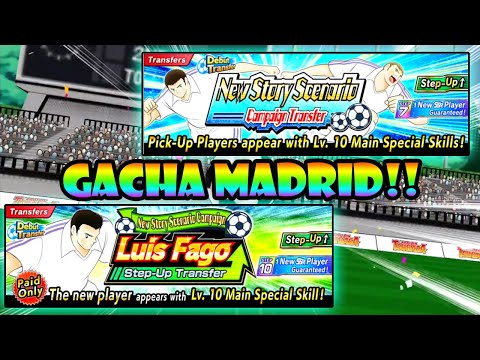 Cukup 3 STEP GACHA MADRID BLANCOS  💥 Luis Fago - Rail - Ivangel | Captain Tsubasa Dream Team