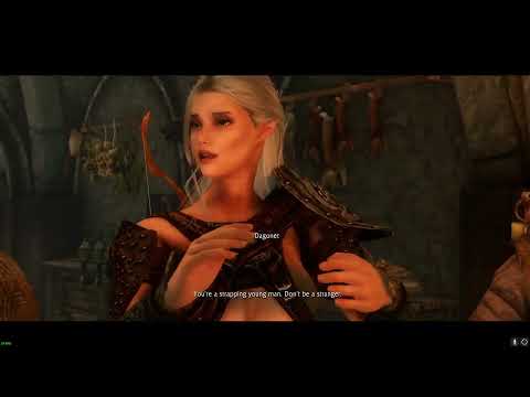 Recruiting Dagonet, a High Elf Skyrim Follower