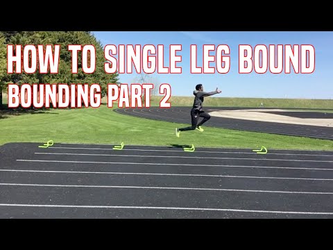 How to Single Leg Bound // Easy Drills for Jumpers and Athletes