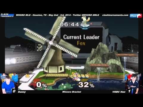 WHOBO MLG - VGBC Hax vs Sunny - SSBM