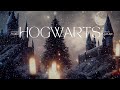 NO ADS | Hogwarts Christmas Ambience in the Snow I Harry Potter atmosphere at Christmas, New Year