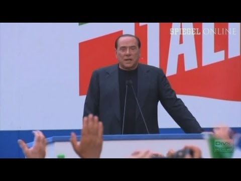 Berlusconi-Rede: "Ich bin hier, ich bleibe hier, ich gebe nicht auf" | DER SPIEGEL