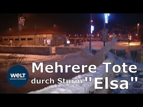 UNWETTER: Tote und Verletzte bei heftigen Stürmen in Südeuropa