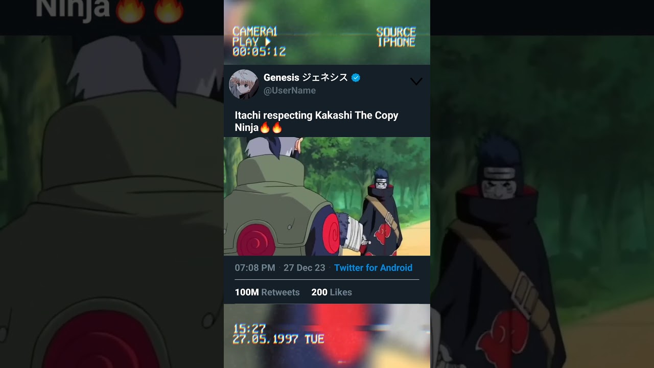 Even Itachi Respected This Guy...🔥🔥