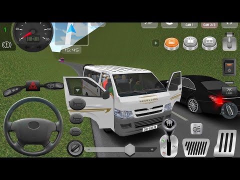 New Toyota Hiace Bus Driving 2025 - Minibus Simulator Vietnam - Car Game Android Gameplay