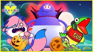 Roblox Spooky Pants Obby Halloween Trick or Treat Game Let's Play with Alpha Lexa Vs. Gus