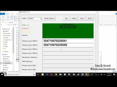 How to use Spreadtrum WriteIMEI tool