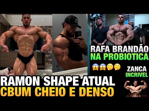 RAMON SHAPE ATUAL + CBUM APARECE BRUTAL - BRANDÃO FOI ANUNCIADO NA PROBIOTICA + ZANCA BUGANDO TUDO