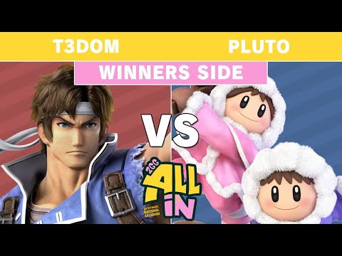 2GG All In - CG | T3Dom (Richter) Vs Pluto (Ice Climbers) Winners Pools - Smash Ultimate