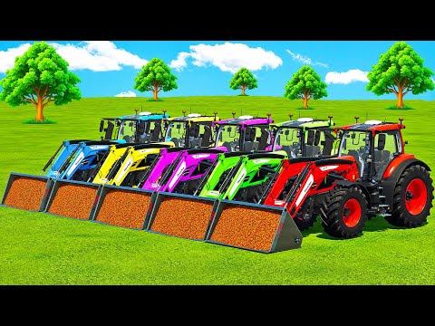SORGHUM LOADING & TRANSPORT WITH JOHN DERRE TRACTORS! Farming Simulator 22